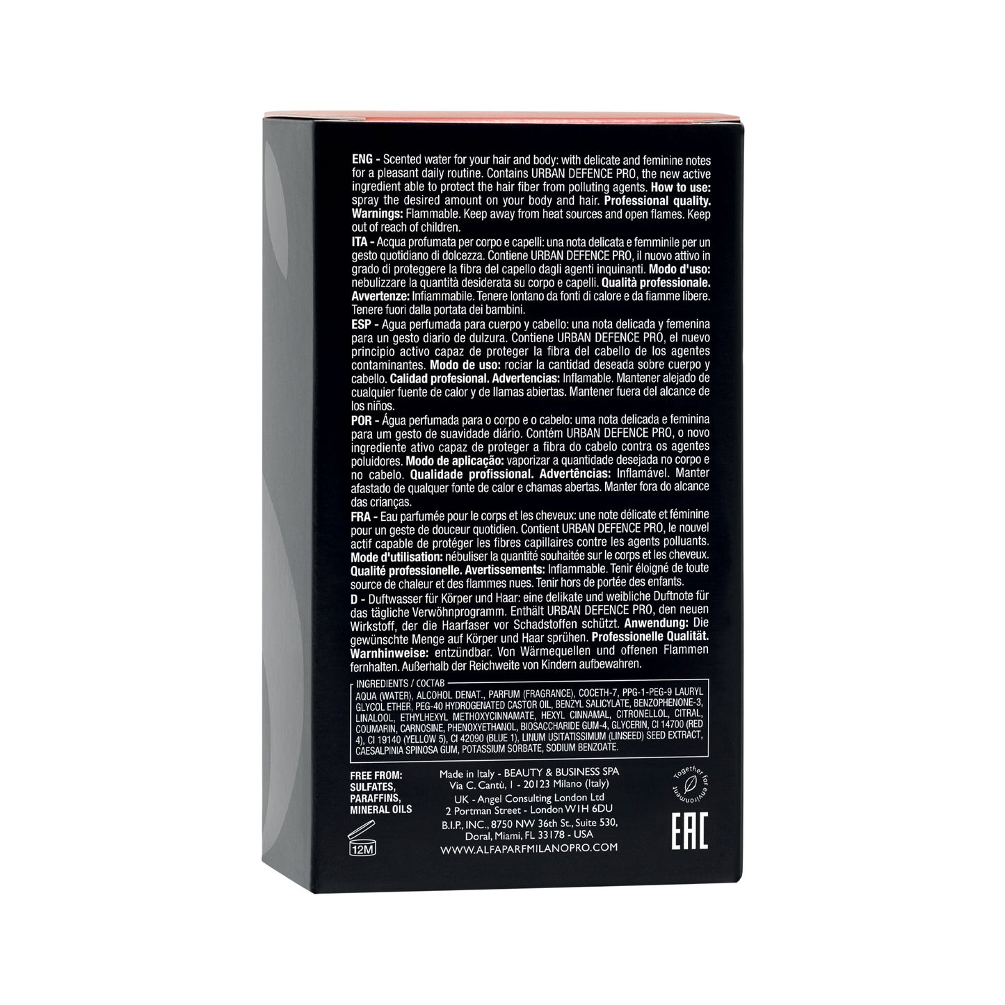 Tutti i tipi di capelli.
Sublime Water è un'acqua profumata per un gesto quotidiano di dolcezza.
Dona una nota delicata e femminile: i capelli riscoprono una bellezza straordinaria.
Fragranza fresca e leggera.
Formula Vegan