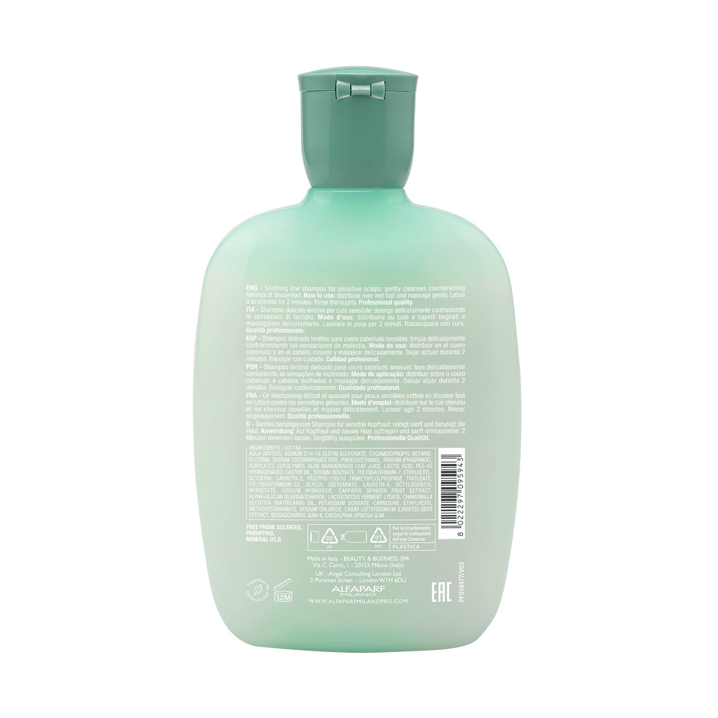 Set Semi di Lino Scalp / Calming Micellar Low Shampoo e Tonico per cute sensibile