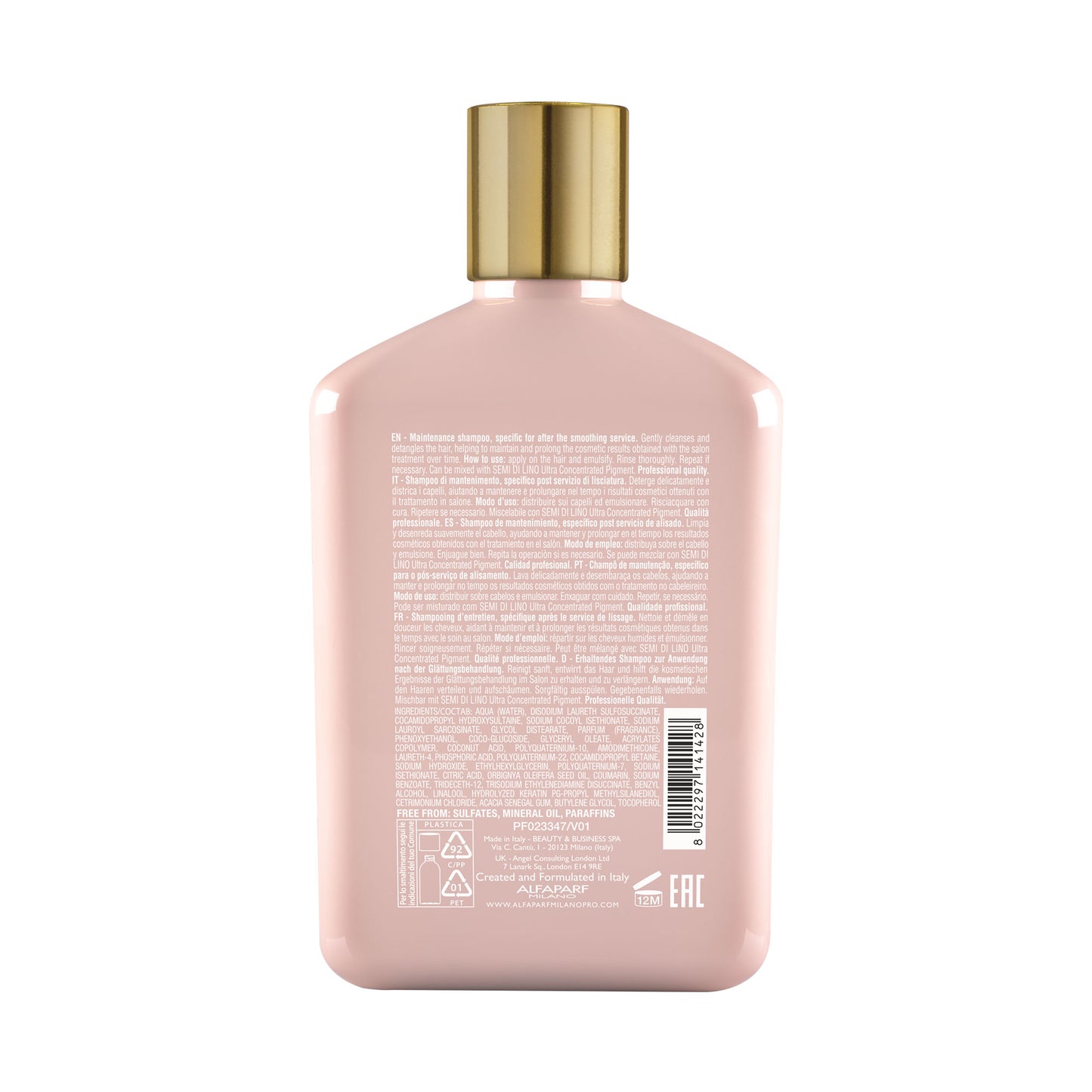 Set Keratin Therapy Lisse Design / Shampoo di Mantenimento + Maschera Reidratante