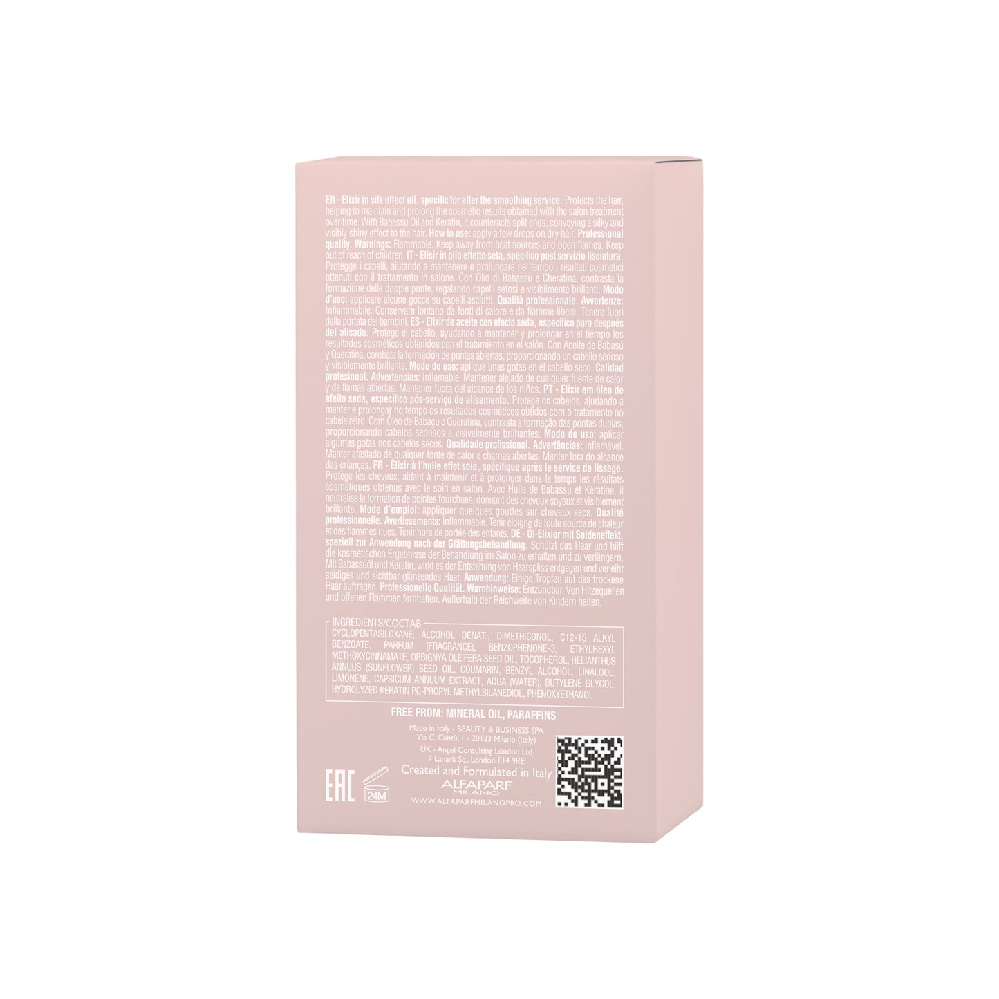 Keratin Therapy Lisse Design The Oil Elisir - Olio effetto Seta