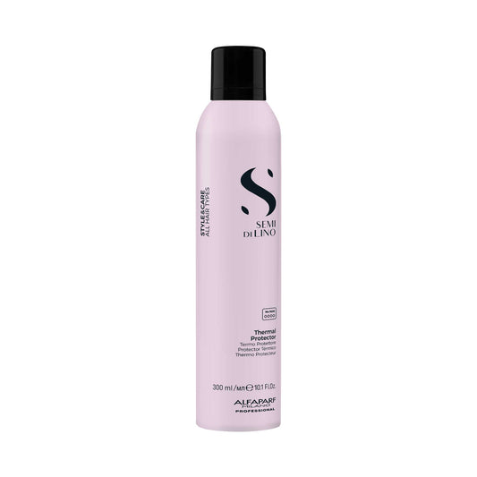 Semi di Lino / Thermal Protector 300ml - Scudo termoattivo per tutti i tipi di capelli. Per tutti i tipi di capelli. Preserva la fibra capillare dal calore degli strumenti a caldo. Protezione termica fino a 230°C.