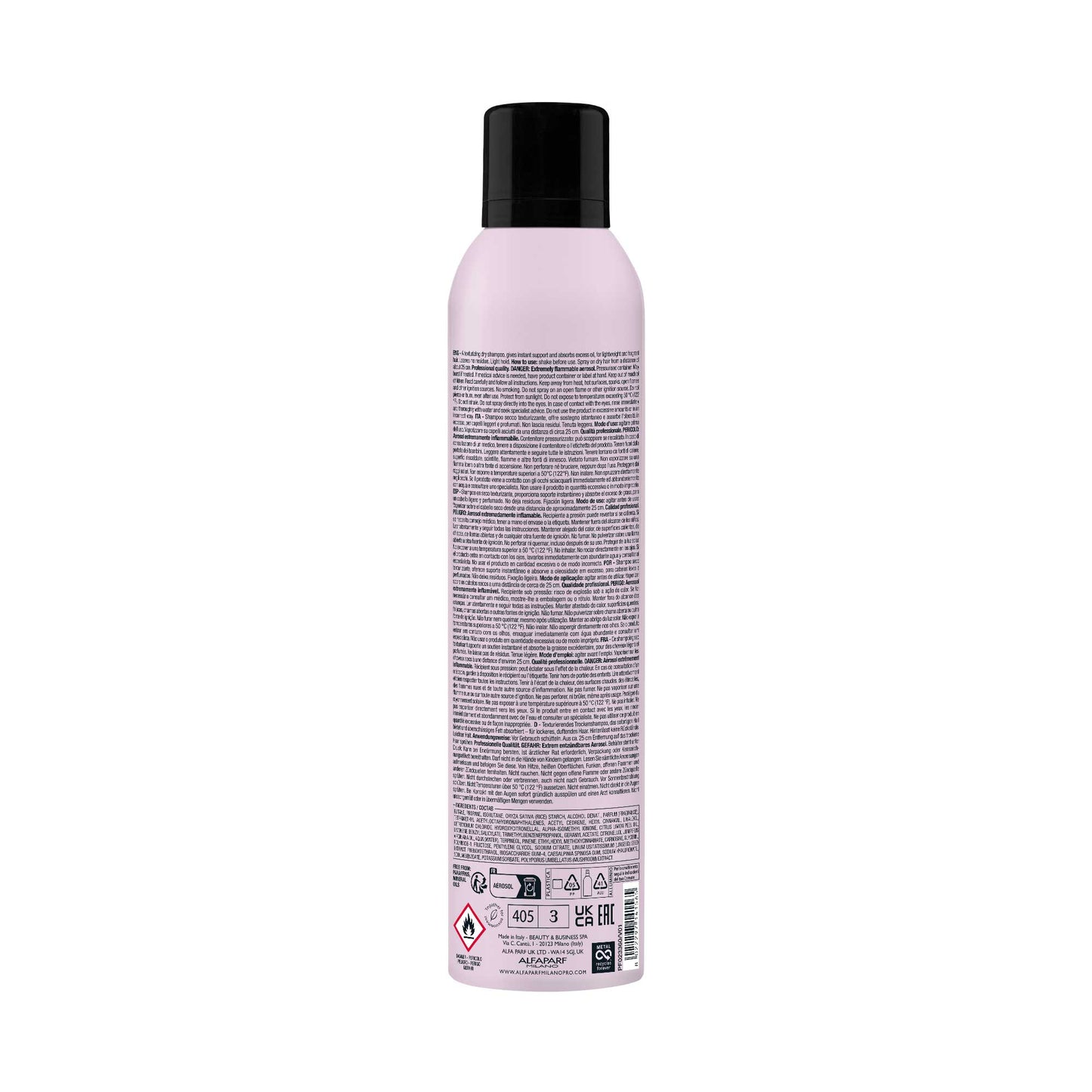 Semi di Lino / Texturizing Dry Shampoo 300ml - Shampoo secco texturizzante Offre sostegno istantaneo e assorbe l'oleosità in eccesso, per capelli subito più leggeri e profumati.