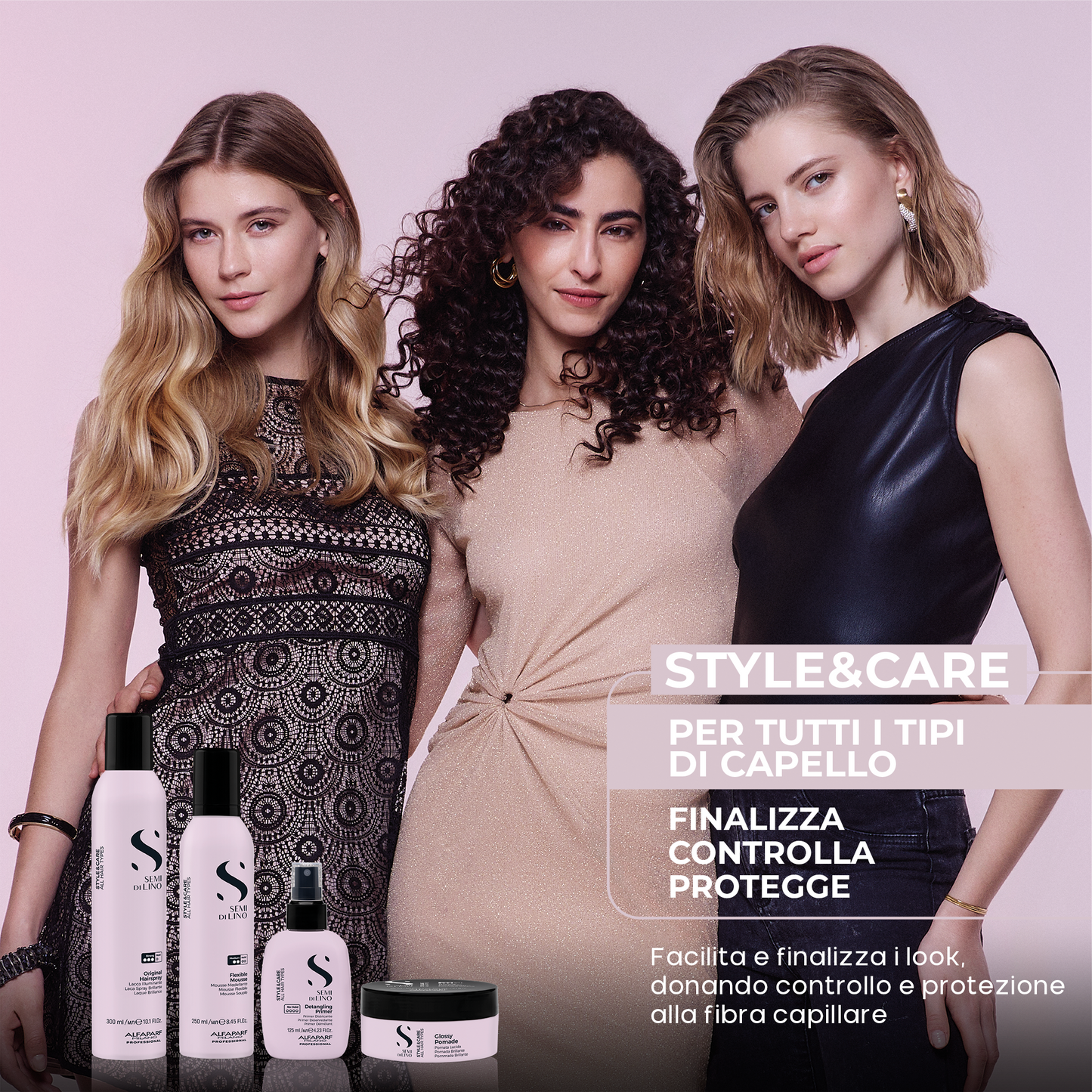 Semi di Lino / Original Hairspray 300ml - Lacca spray illuminante a tenuta forte. Per tutti i tipi di capelli. Asseconda il movimento dei capelli e apporta lucentezza, senza appesantire.
Tenuta forte, utile per fissare naturalmente i raccolti più strutturati.