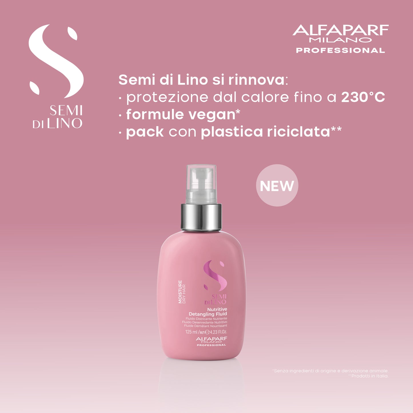 Semi di Lino / Nutritive Detangling Fluid - Fluido districante senza risciacquo per capelli secchi