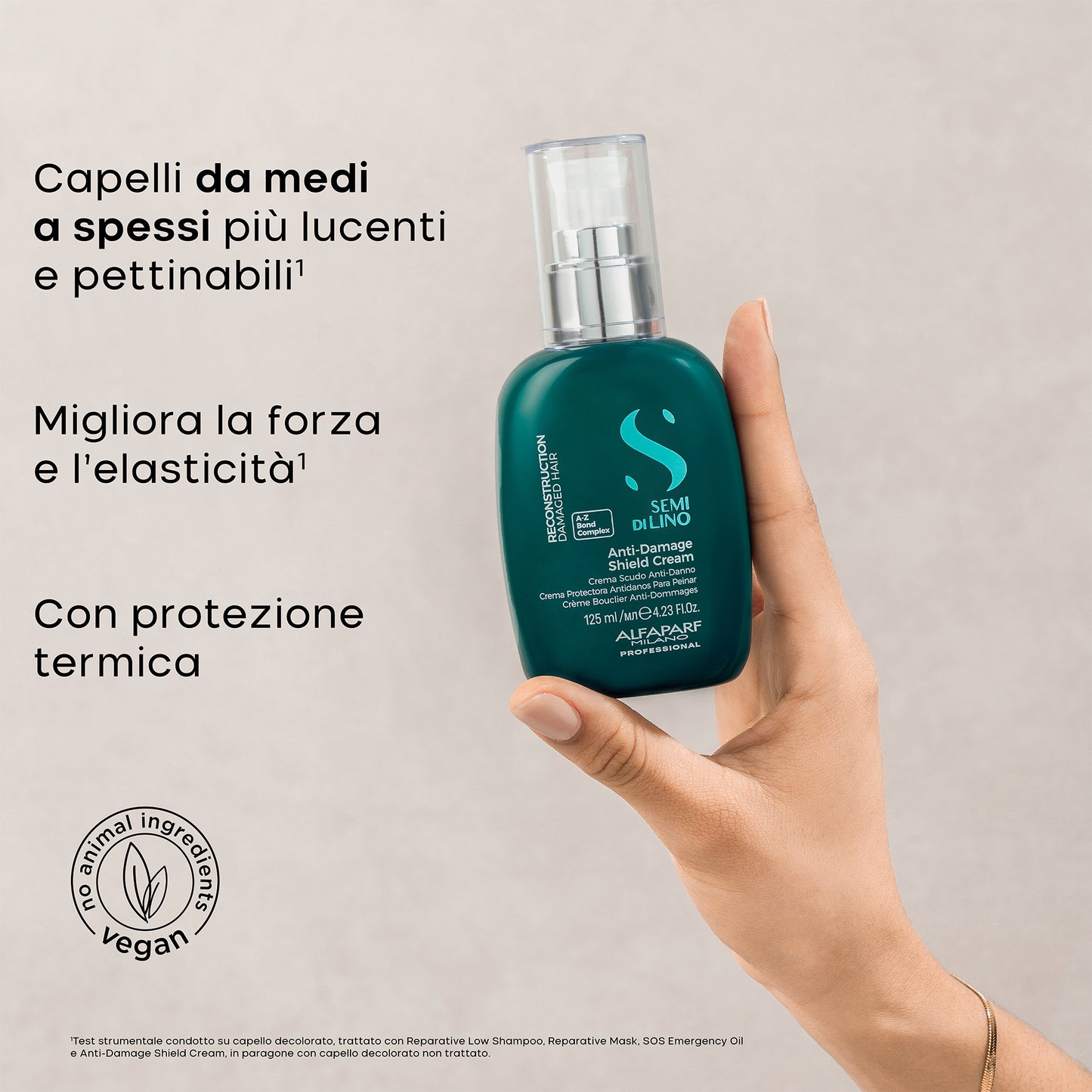 Semi di Lino / Anti-Damage Shield Cream - Crema ristrutturante per capelli danneggiati da medi a spessi
