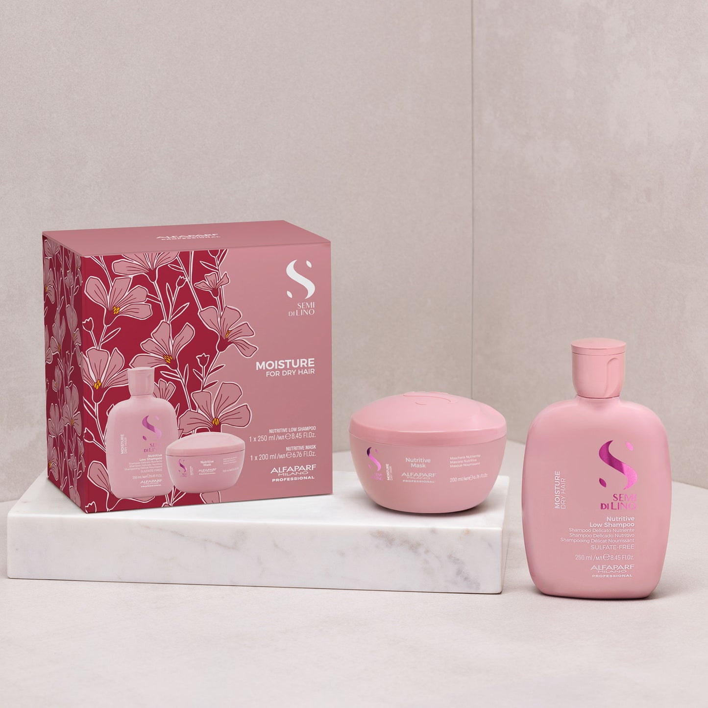 Semi di Lino / Duo Set Moisture - Per capelli secchi: Shampoo & Maschera