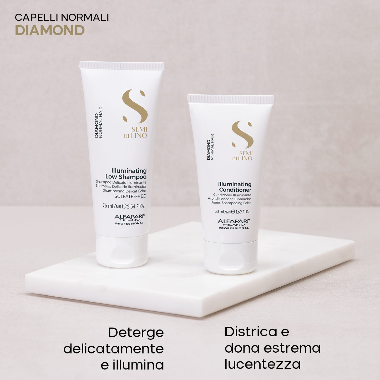 Semi di Lino Diamond | TRAVEL SET - Per capelli normali