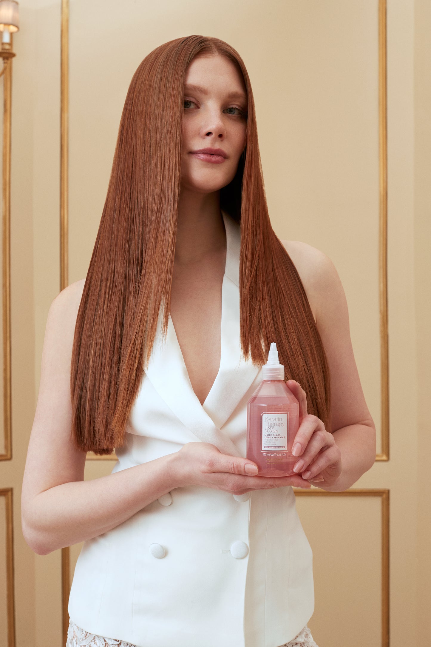 Keratin Therapy Lisse Design / Liquid Glass Lamellar Water - Laminazione istantanea, 250ml