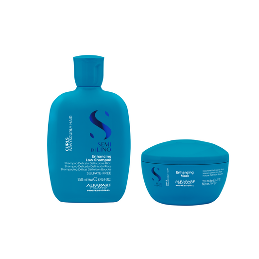 Set Semi di Lino Curl / Enhancing Low Shampoo & Mask