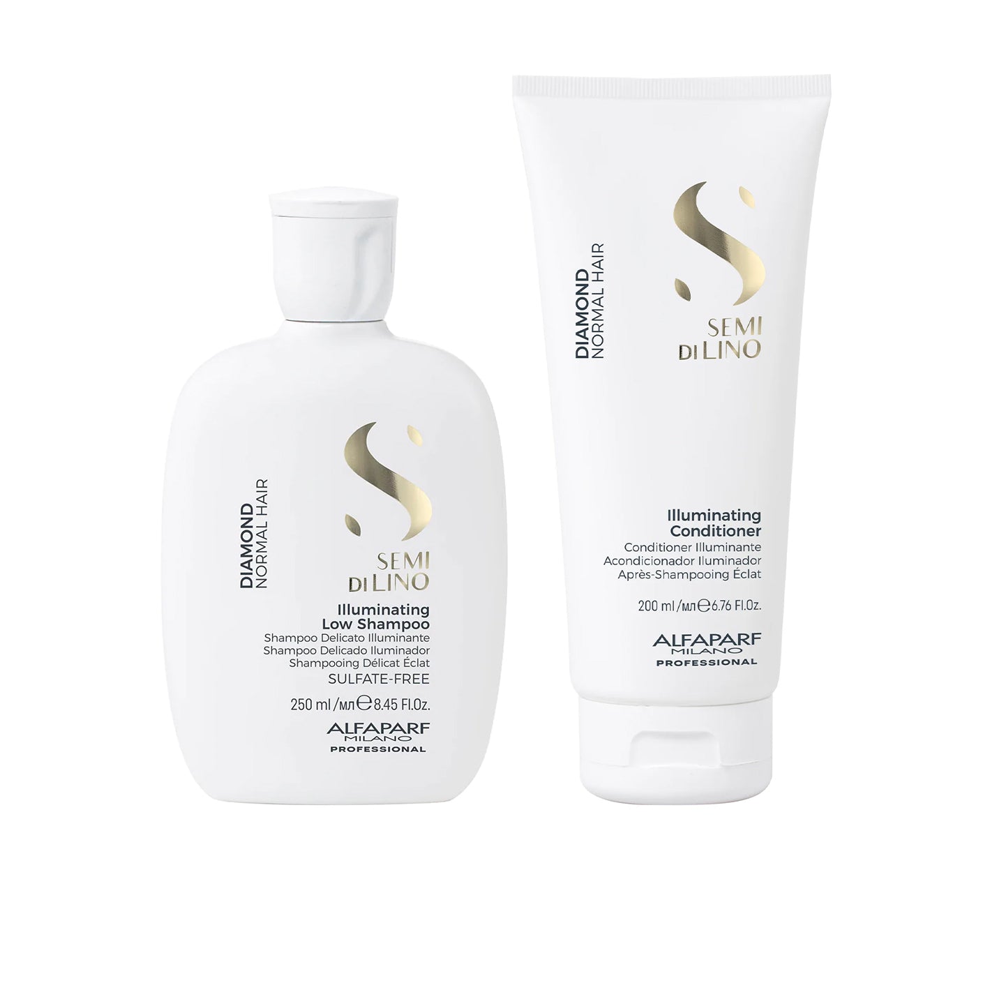 Set Semi di Lino / Illuminating Low Shampoo e Conditioner