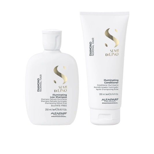 Set Semi di Lino Diamond / Illuminating Low Shampoo & Conditioner