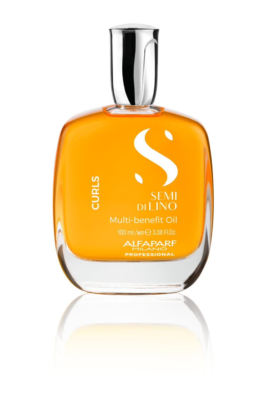 Set Semi di Lino Curl / Enhancing Low Shampoo, Mask e Multi-Benefit Oil