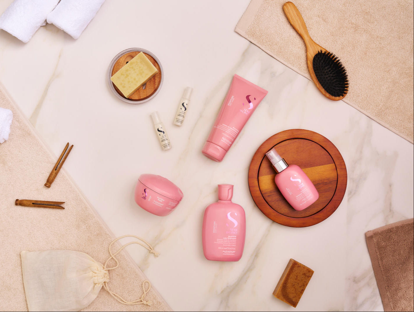 Set Nutriente Semi di Lino / Low Shampoo & Leave-in