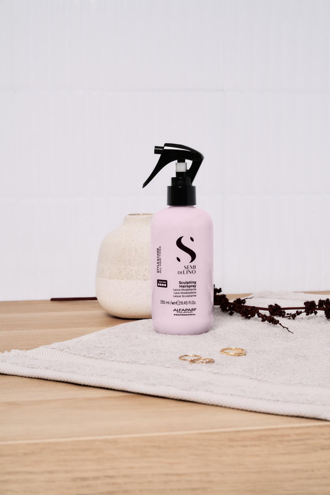 Semi di Lino /  Sculpting Hairspray 250ml - Lacca spray no-gas a tenuta extra-forte per tutti i tipi di capelli