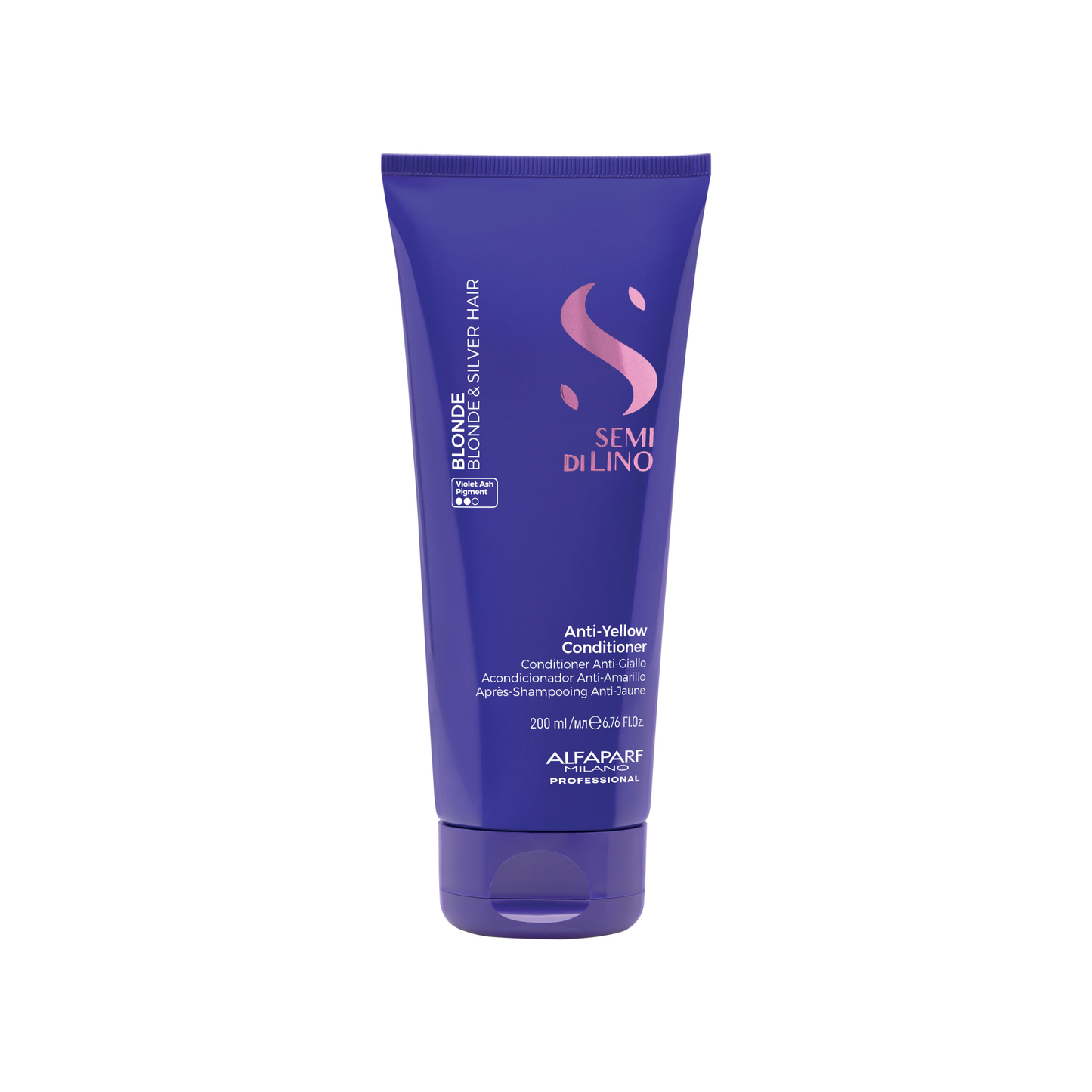 Semi di Lino / Anti-Yellow Conditioner - Conditioner anti-giallo per capelli biondi e silver