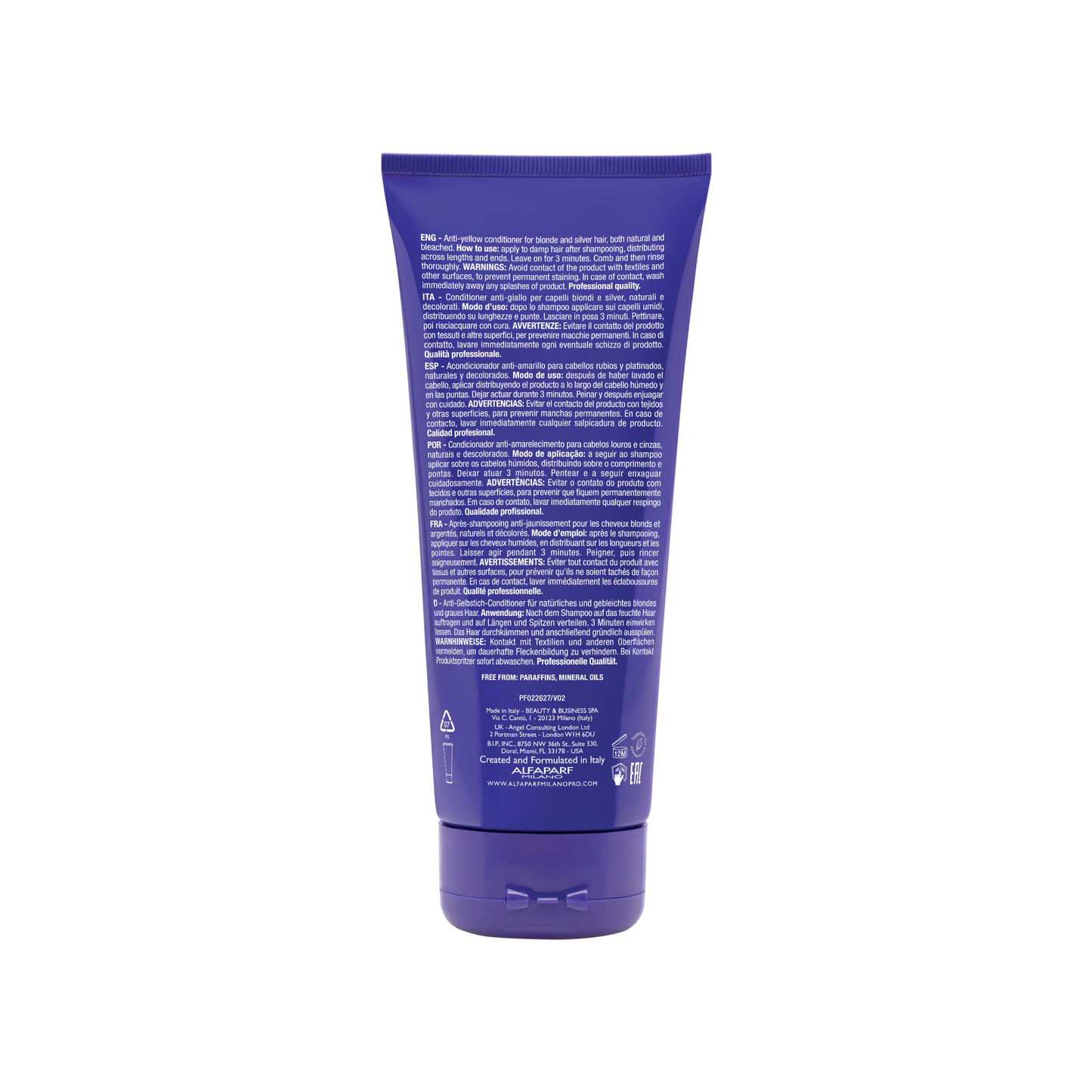 Semi di Lino / Anti-Yellow Conditioner - Conditioner anti-giallo per capelli biondi e silver