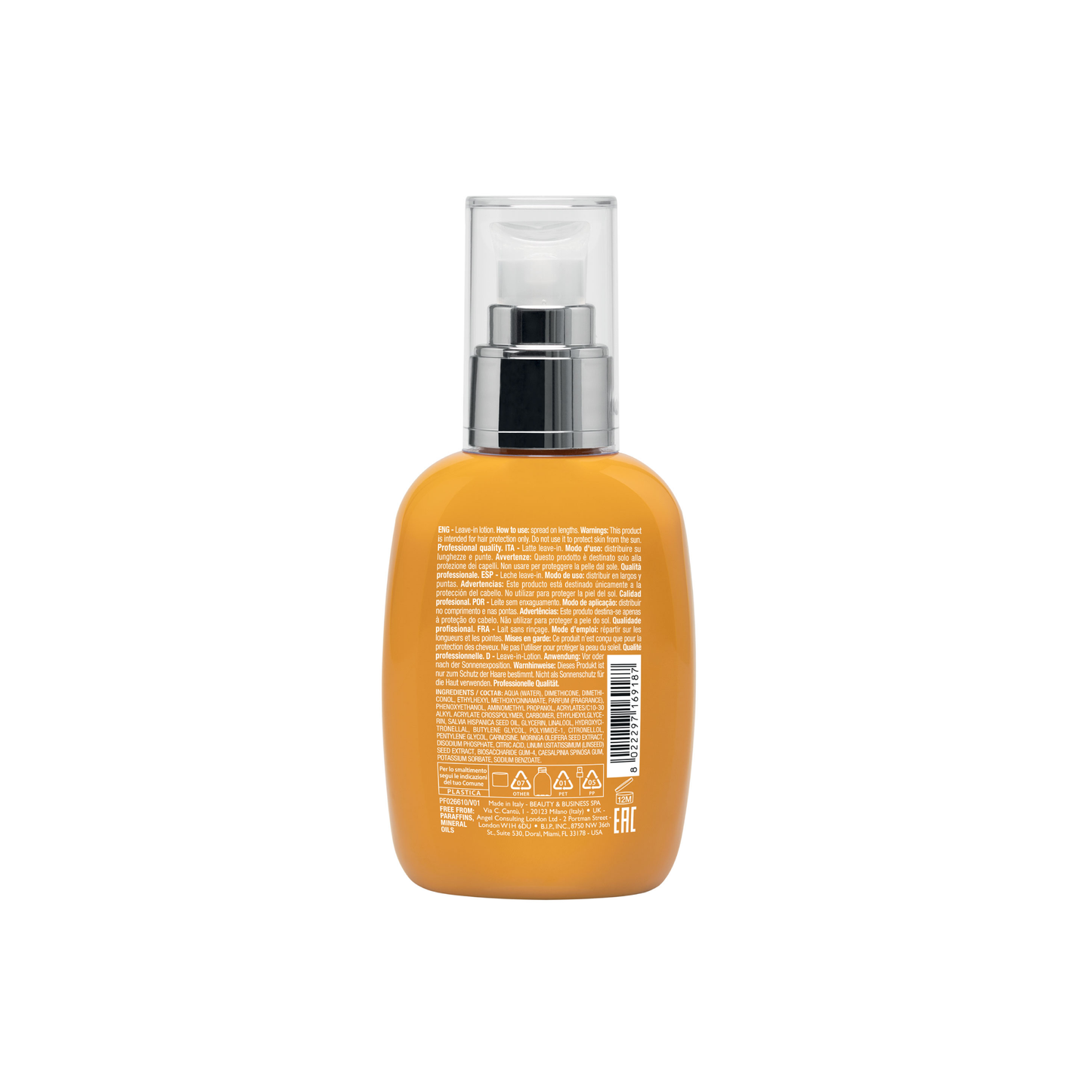 Semi di Lino / Sunshine Hair Protective Milk Latte leave-in con filtro UV dall'azione idratante per capelli esposti al sole