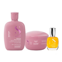 Set Semi di Lino / Nutritive Low Shampoo e Maschera + Cristalli Liquidi