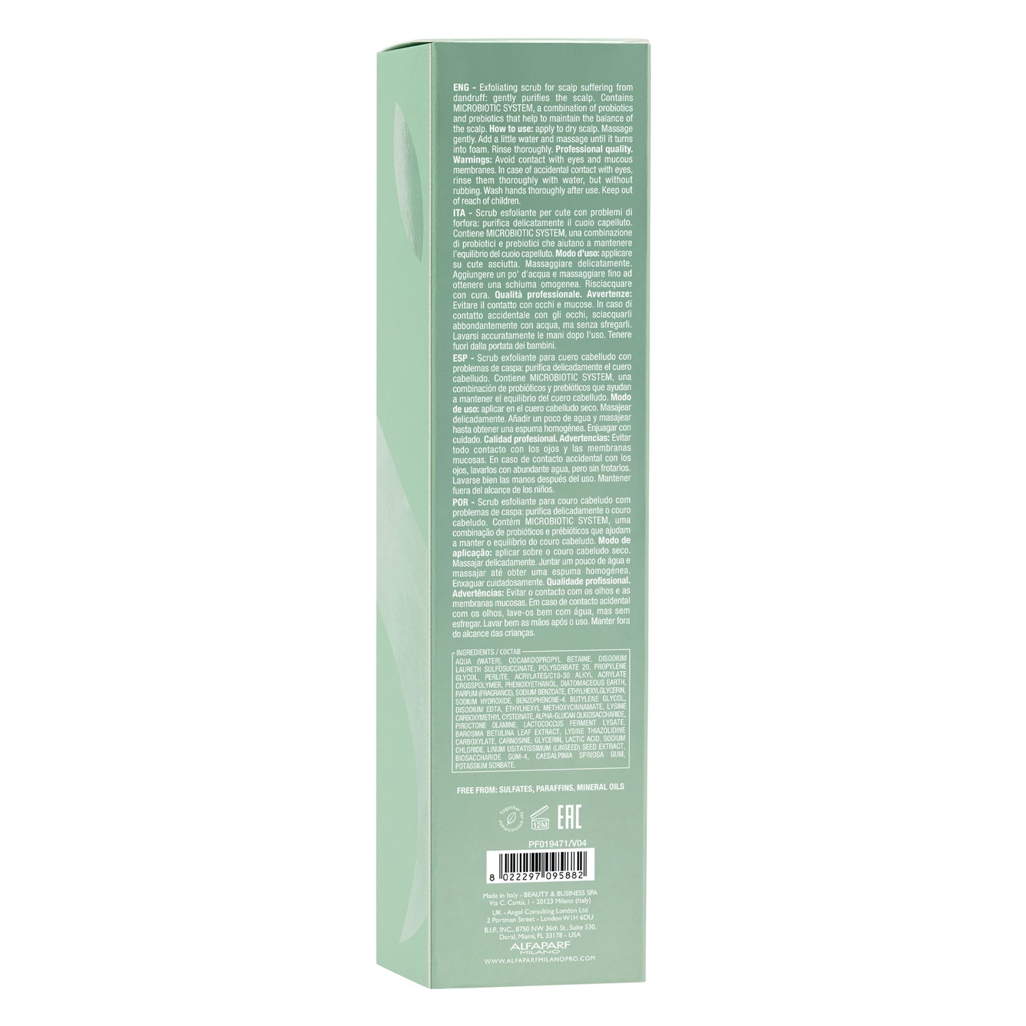 Semi di Lino / Gentle Exfoliating Scrub - Scrub esfoliante per cute con problemi di forfora