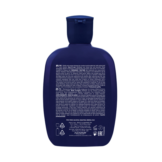 Semi di Lino / Anti-Orange Low Shampoo - Shampoo delicato anti-arancio per capelli castani e bruni