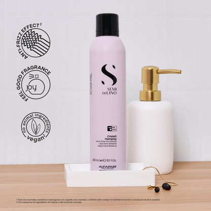 Semi di Lino / Cristalli Hairspray - Lacca spray extra illuminante