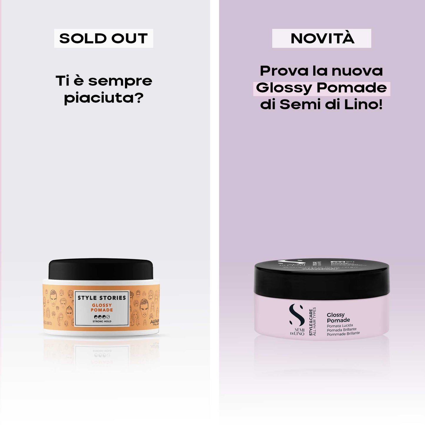 Semi di Lino / Glossy Pomade - Pomata in cera a tenuta forte