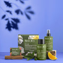 Benvoleo / Glossy Kit - Per capelli opachi/spenti - Shampoo 275  ml, Conditioner 200  ml + Shampoo-doccia solido 80 gr