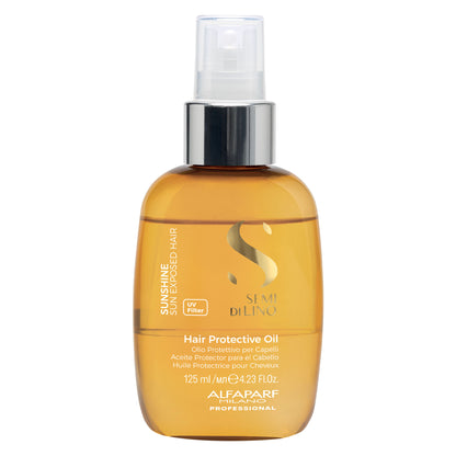 Set Semi di Lino / Sunshine After-Sun Low Shampoo + Conditioner + Milk Leave-in + Protective Oil