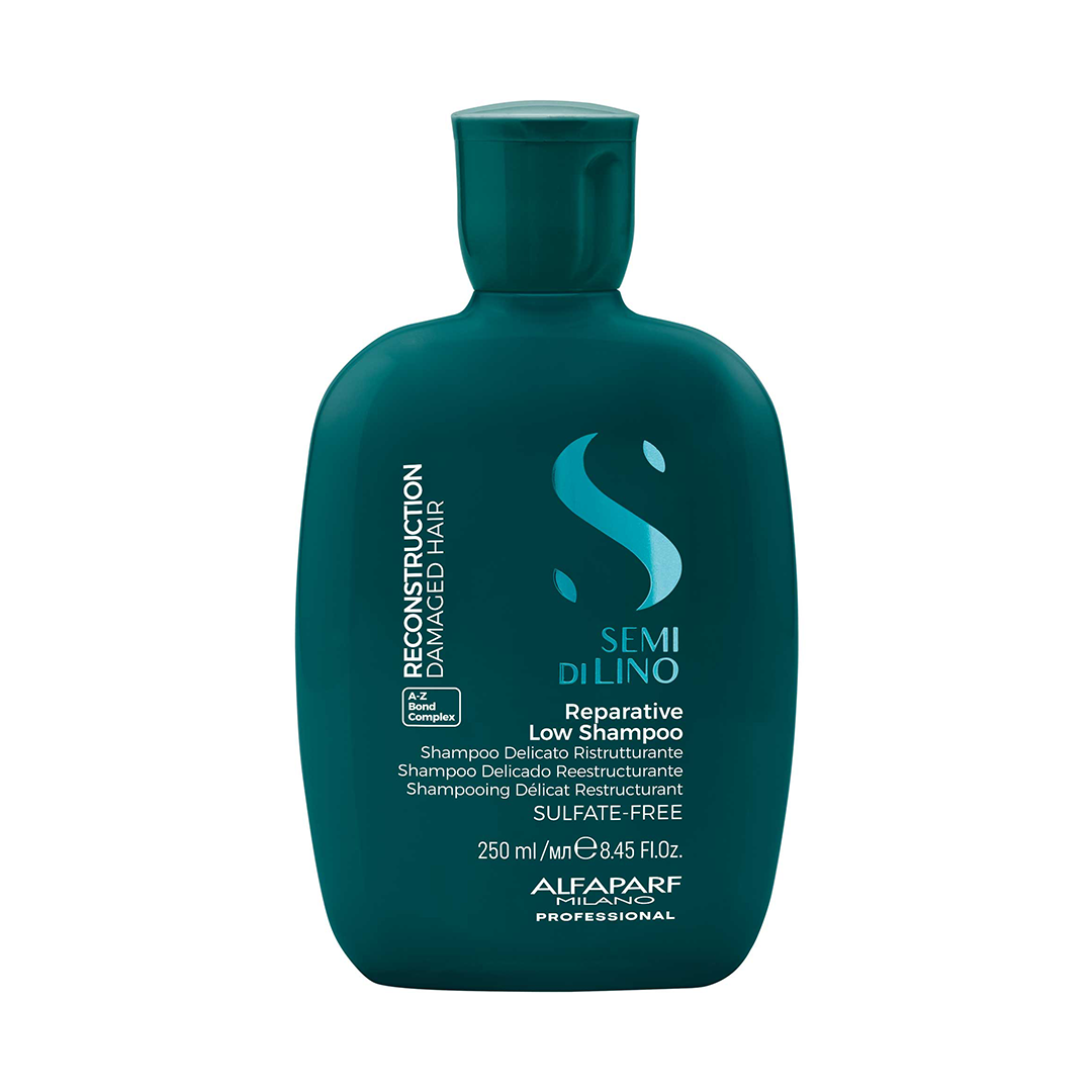 Set Semi di Lino / Shampoo Maschera e Fluido anti-rottura per capelli fini danneggiati - Reparative