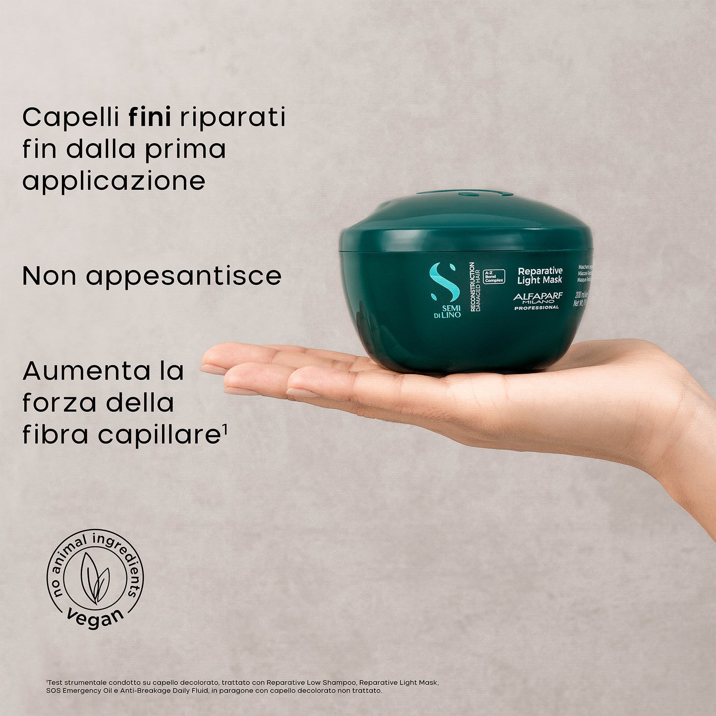 Semi di Lino / Reparative Light Mask - Maschera ristrutturante per capelli fini danneggiati