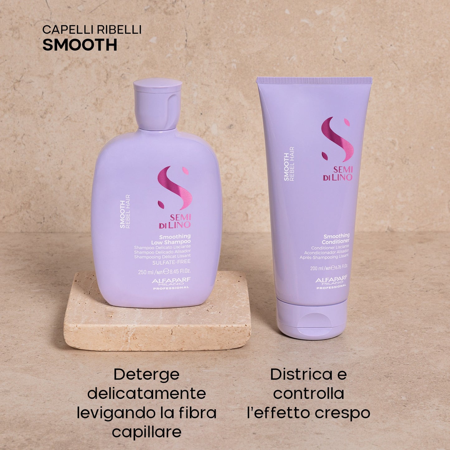 Semi di Lino / Holiday Set Smooth - Per capelli ribelli: Shampoo & Maschera