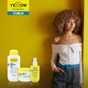 Yellow Professional / Curly Leave-in Butter Cream - Trattamento intensivo anti-crespo per capelli mossi, ricci e coily 500 ml - Alfaparf Milano