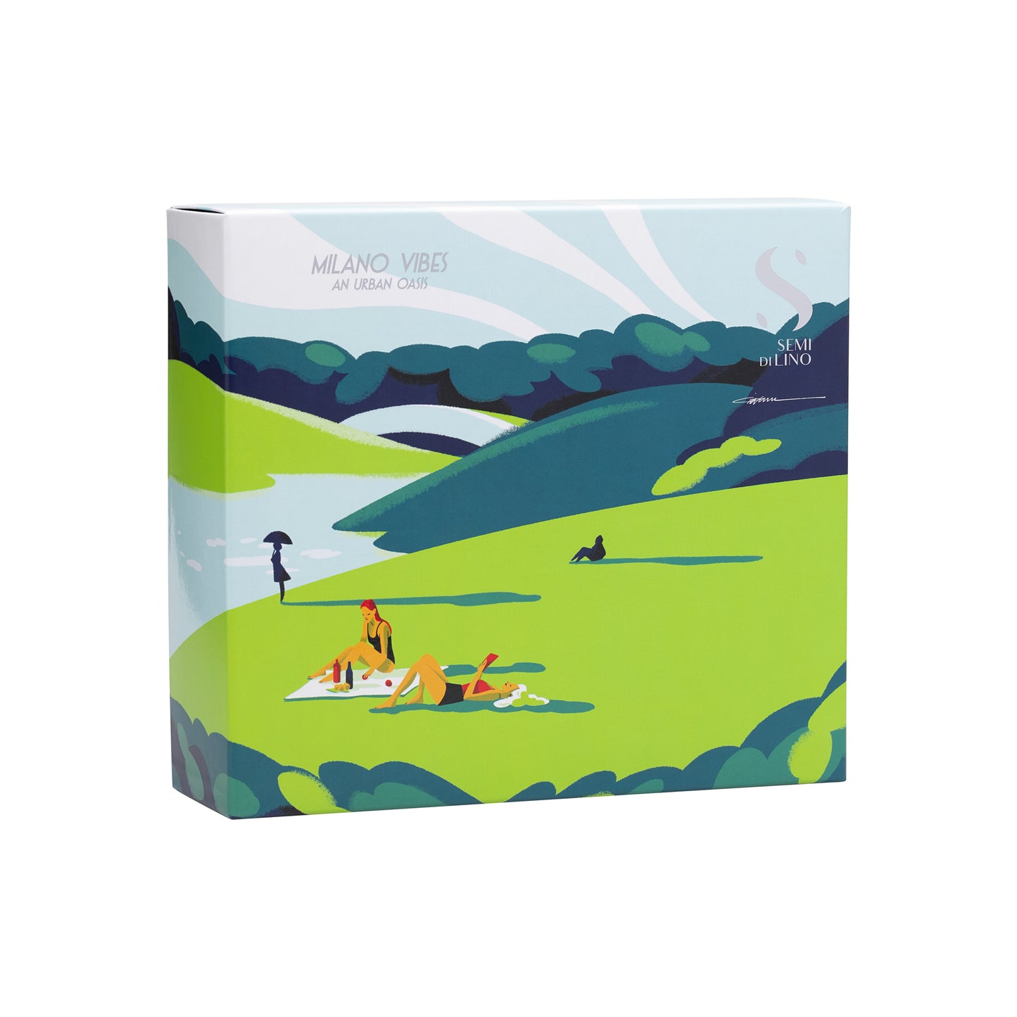 Semi di Lino Holiday Set Reconstruction / Per capelli danneggiati - Reparative Low Shampoo + Reparative Mask + Cristalli Liquidi