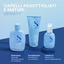 Semi di Lino Holiday Set Density / Per capelli assottigliati e maturi - Thickening Low Shampoo 250 ml + Thickening Conditioner 200 ml + Thickening Cream 125 ml - Alfaparf Milano