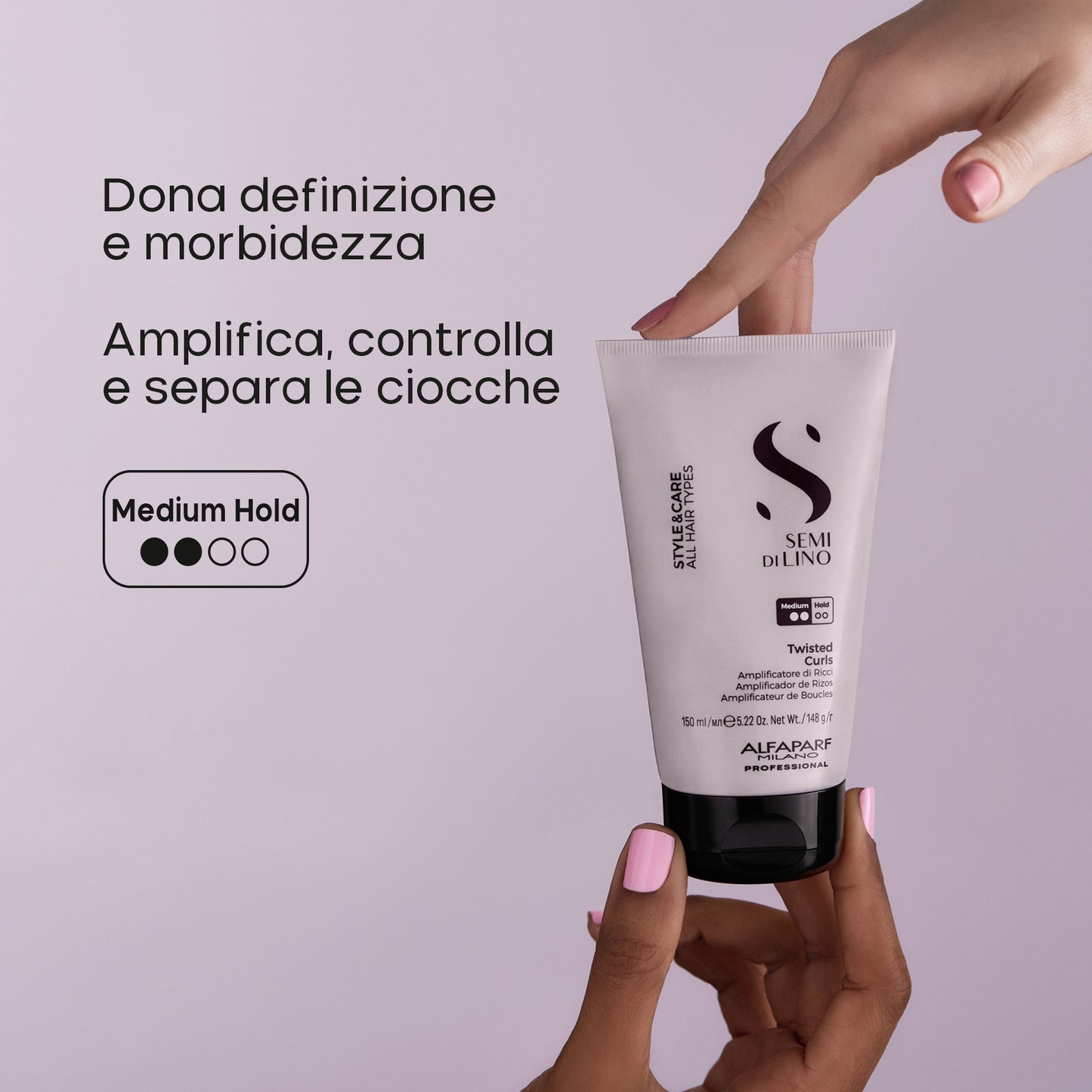 Semi di Lino / Twisted Curls - Crema a tenuta media per capelli ricci 150ml