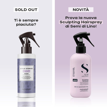 Semi di Lino /  Sculpting Hairspray - Lacca spray no-gas a tenuta extra-forte 250ml