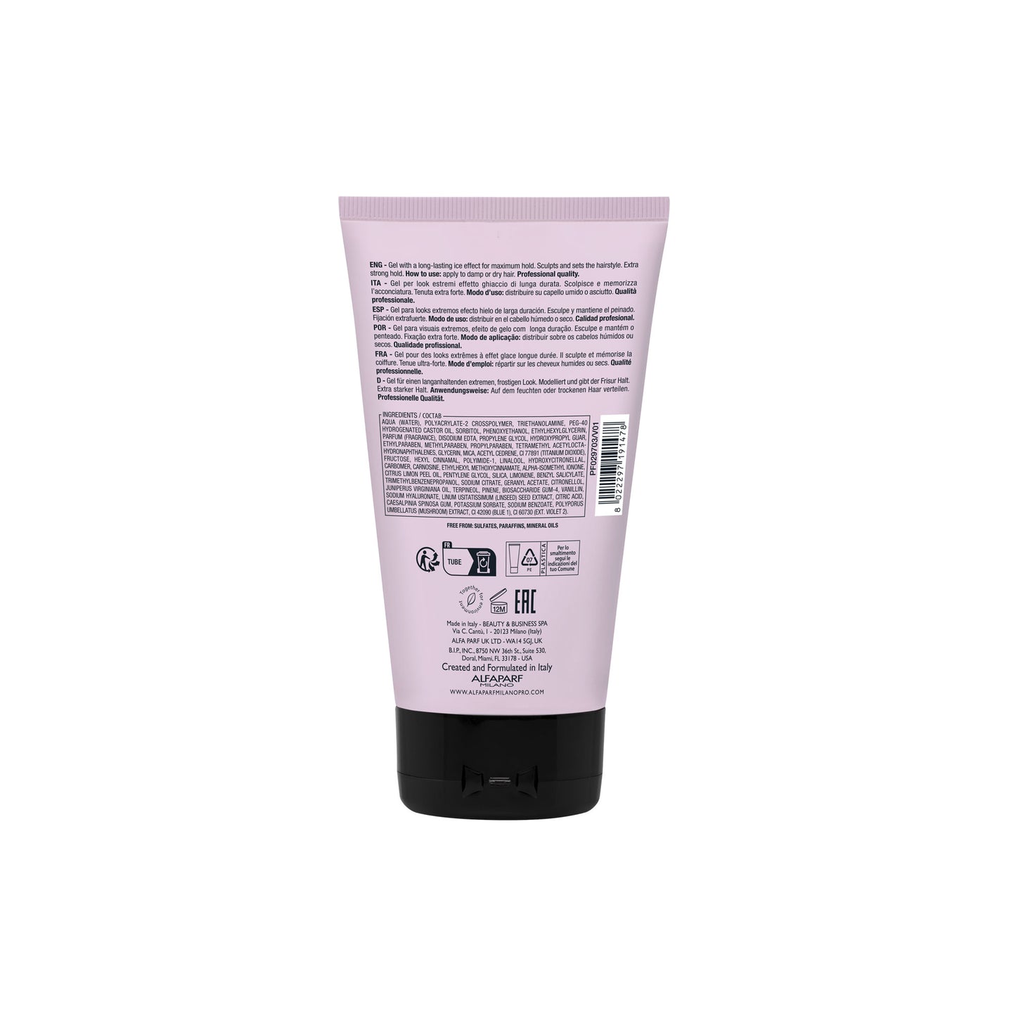 Semi di Lino / Frozen Gel - Gel a tenuta extra-forte per tutti i tipi di capelli 150ml