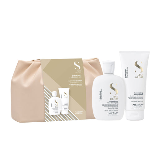 Semi di Lino Duo Kit Diamond - Per capelli normali: Illuminating Low Shampoo & Illuminating Conditioner