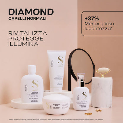 Semi di Lino Duo Kit Diamond - Per capelli normali: Illuminating Low Shampoo & Illuminating Conditioner