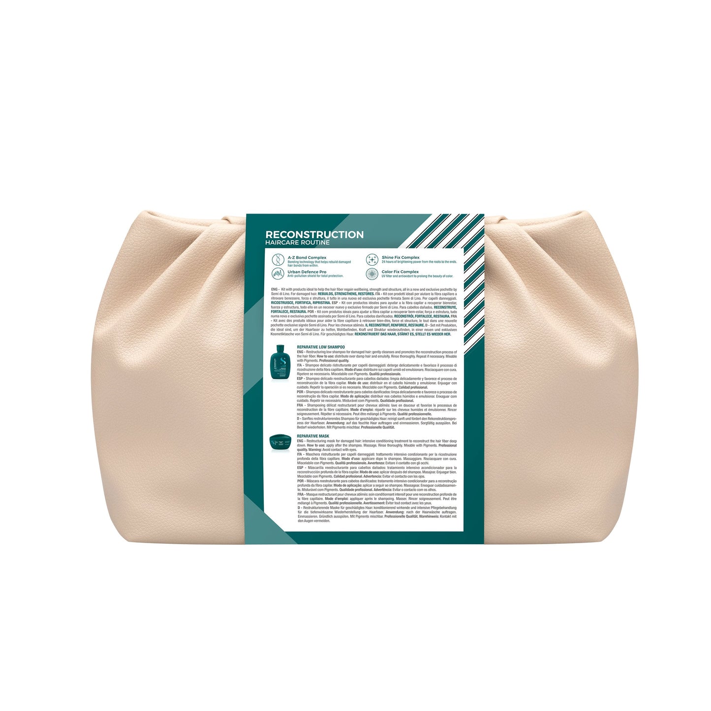 Semi di Lino / Duo Kit Reconstruction- Per capelli danneggiati: Shampoo & Maschera