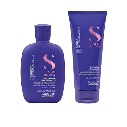 Set Semi di Lino / Anti-Yellow Low Shampoo e Conditioner