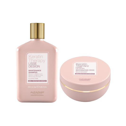 Set Keratin Therapy Lisse Design / Shampoo di Mantenimento + Maschera Reidratante