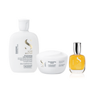 Set Illuminante Semi di Lino / Illuminating Low Shampoo, Illuminating Mask e Cristalli Liquidi