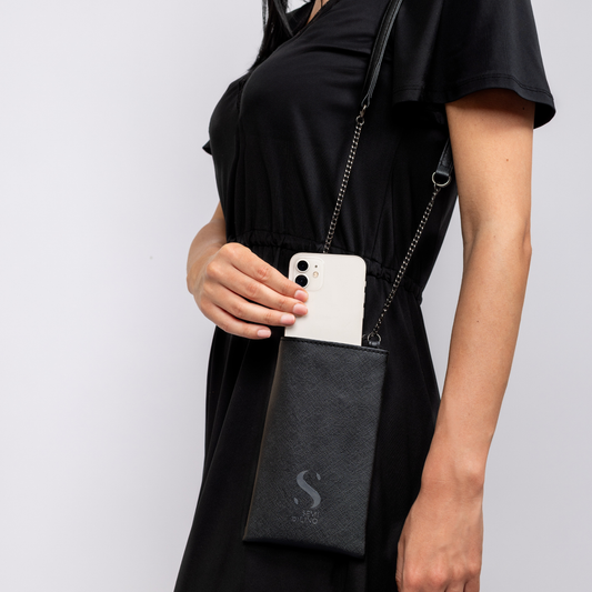 SEMI DI LINO PORTACELLULARE