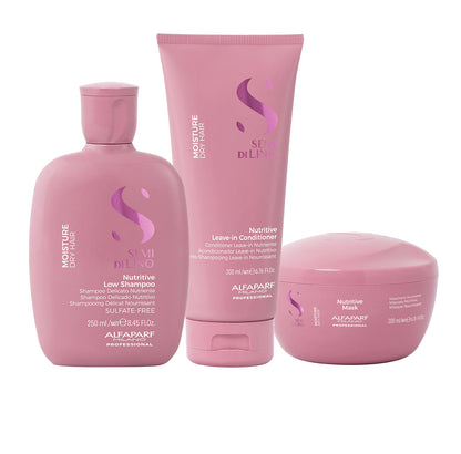 Set Semi di Lino / Nutritive Low Shampoo + Maschera + Leave-in