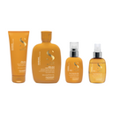 Set Semi di Lino / Sunshine After-Sun Low Shampoo + Conditioner + Milk Leave-in + Protective Oil