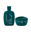 Set Semi di Lino Reconstruction / Shampoo & Maschera per capelli fini danneggiati - Alfaparf Milano
