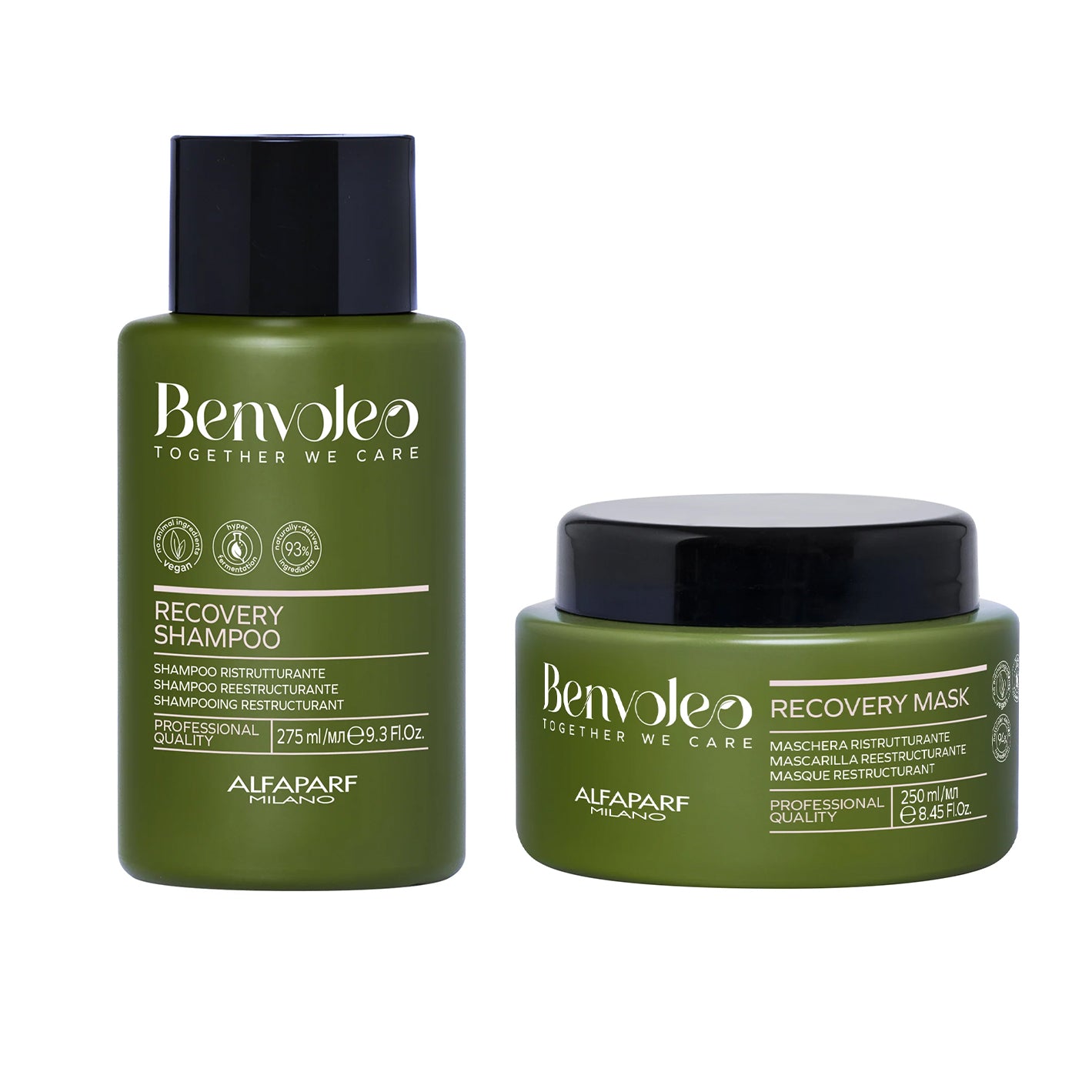 Set Benvoleo / Recovery Shampoo + Mask - ristrutturante