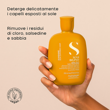 Semi di Lino / Sunshine After-Sun Low Shampoo - Shampoo delicato per capelli esposti al sole