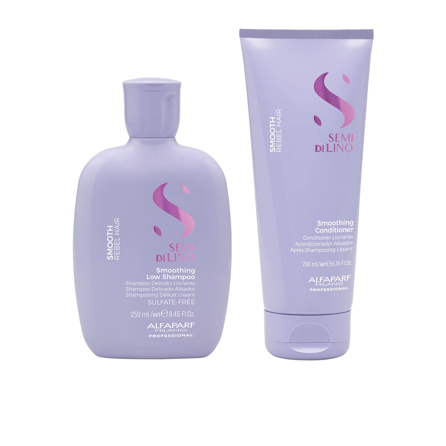 Set Semi di Lino / Smoothing Low Shampoo e Conditioner